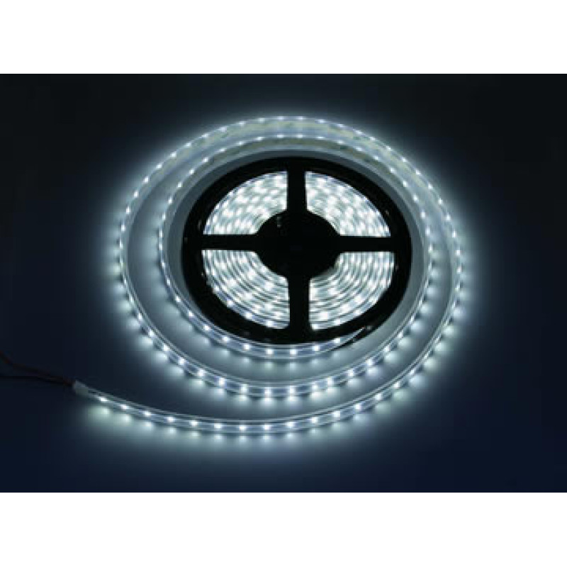 LED szalag kültéri 3528/120 led/m 8 Watt/m 6500K hideg fehér 