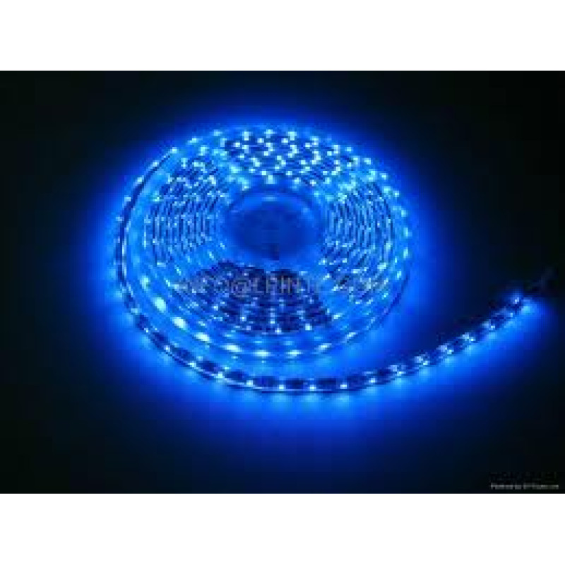 LED szalag , kültéri , 3528 , 60 led/m, 3,6 W/m , kék tekercs