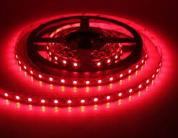 LED szalag , 3528 , 60 led/m , 4,8/m , piros
