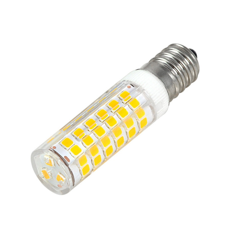 LED lámpa , égő , kukorica , E14 foglalat , 7 Watt , 360° , meleg fehér