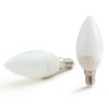 LED lámpa égő, E14 foglalat, gyertya forma, 6 watt, meleg fehér