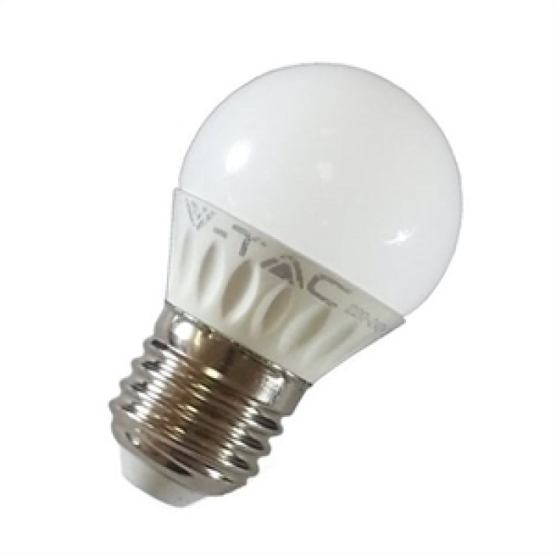 LED lámpa , égő , körte , E27 foglalat , 3,7 Watt , meleg fehér