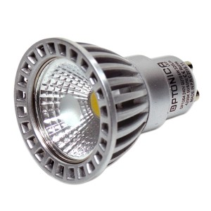 LED lámpa , égő , szpot , GU10 foglalat , 6 Watt , 50° , hideg fehér