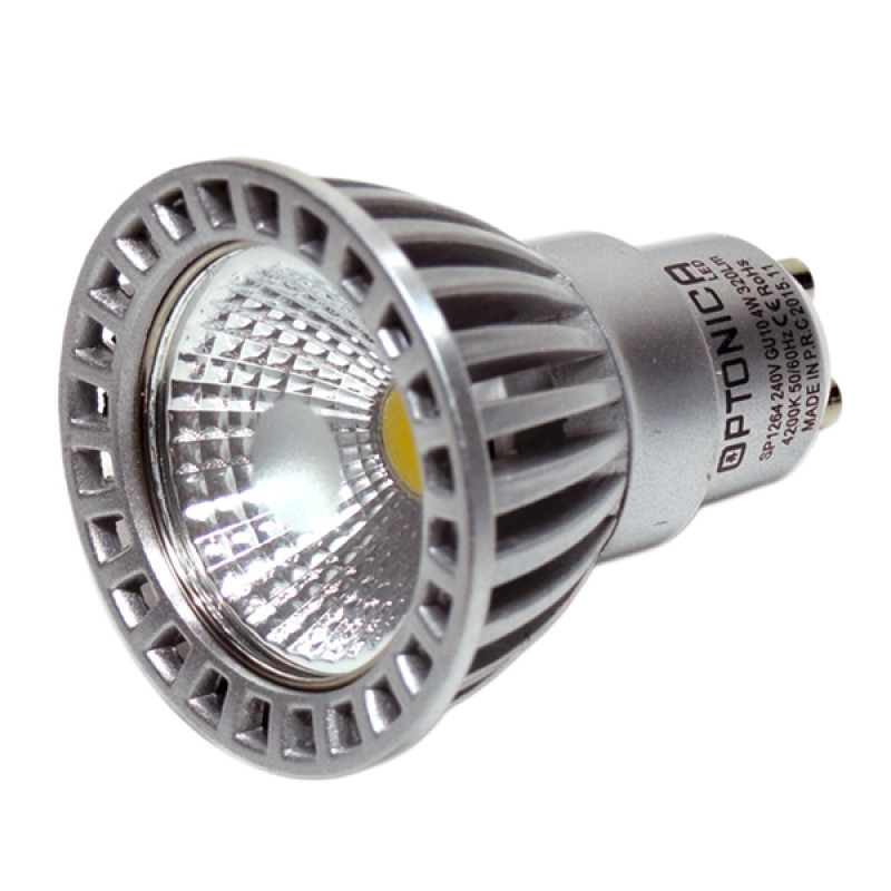 LED lámpa , égő , szpot , GU10 foglalat , 6 Watt , 50° , meleg fehér