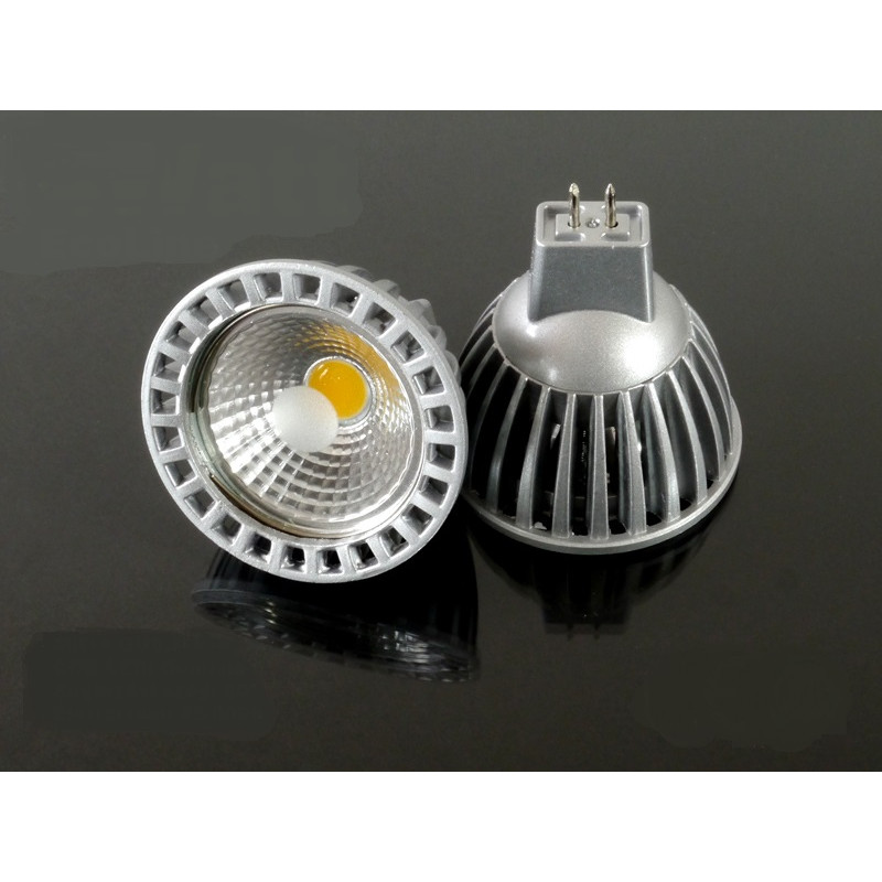 LED lámpa , 12V DC , MR16 foglalat , 6 Watt , 50° , természetes fehér