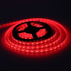 LED szalag , kültéri , 3528 , 60 led/m , 3,6 Watt/m , piros ( 5 méter)