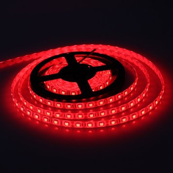LED szalag , kültéri , 3528 , 60 led/m , 3,6 Watt/m , piros