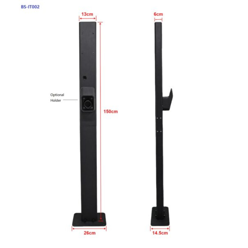 Besen Wallbox oszlop Duo