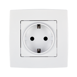 Elmark City földelt dugalj 16A - fehér