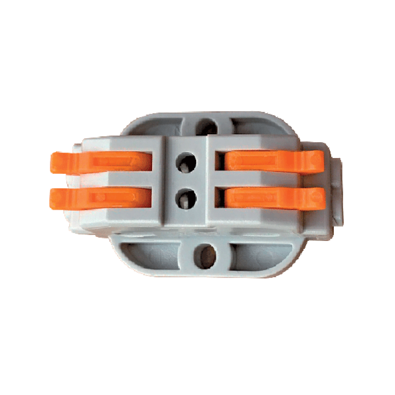 4 vezetékes 2 pólusú gyorscsatlakozó toldó sodrott vezetékhez 600V 32A 4mm2