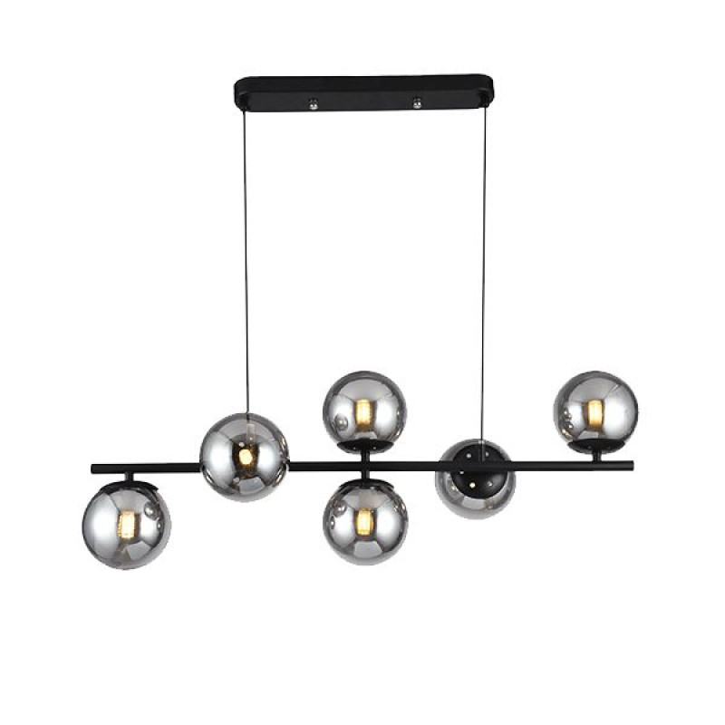 ALBERTO csillár 6xG9 foglalattal Fekete