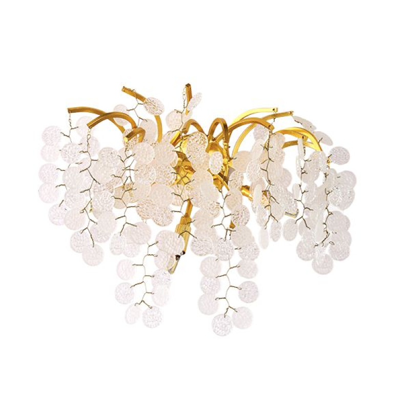 AUSTIN  Arany / Kristály csillár 3xG9 foglalattal D500mm