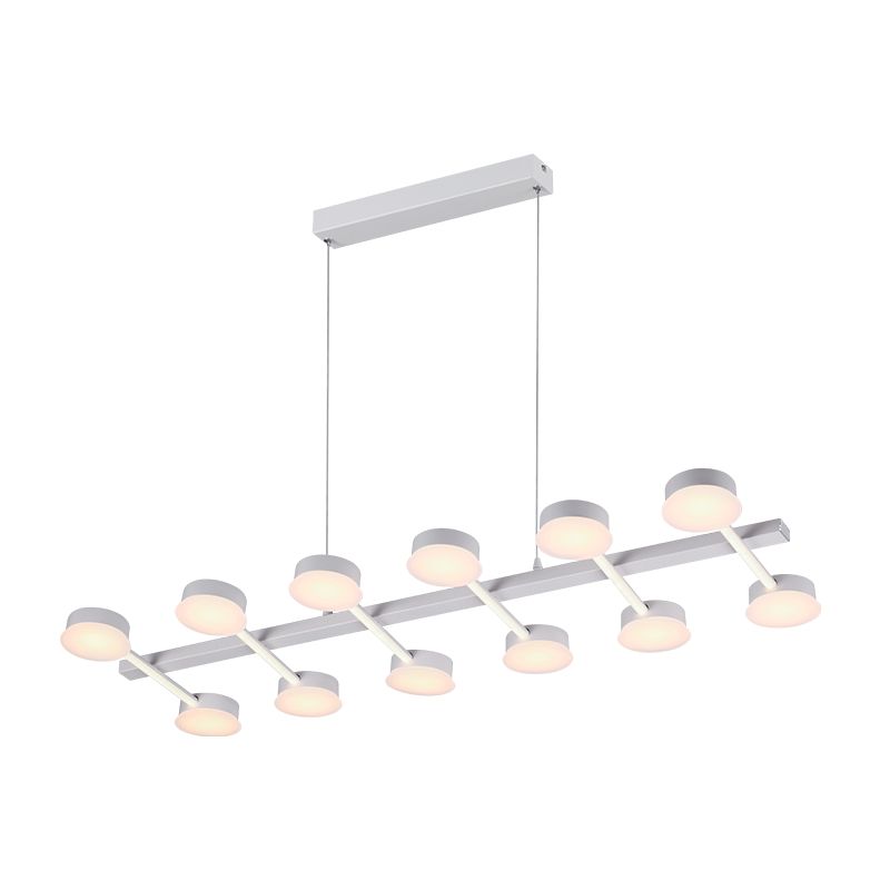 AZZAR LED matt fehér csillár 108Watt 3000K Meleg fehér