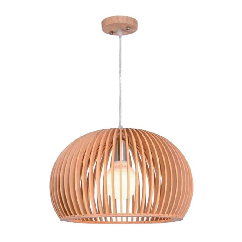 BAMBOO fa függesztett lámpa 1XE27 foglalattal