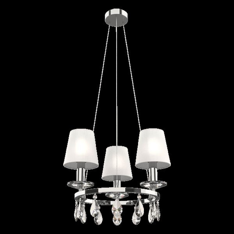 BARBARA Függesztett lámpa 3xE14 foglalattal Króm