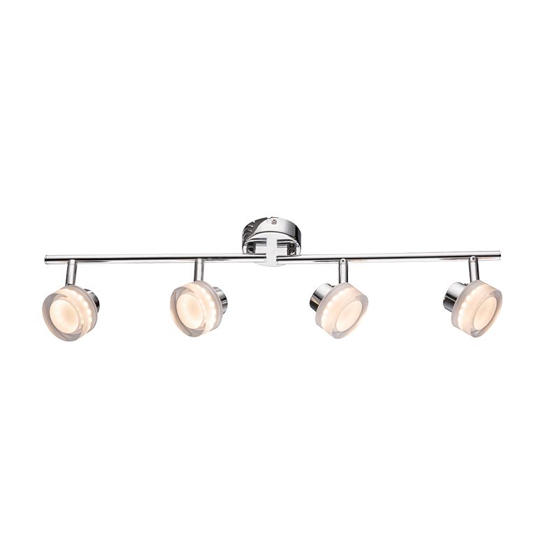 CAMEO LED Króm Spot mennyezeti lámpa 4x5Watt 3200K Meleg fehér