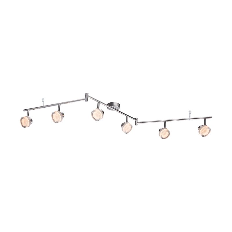CAMEO LED Króm Spot mennyezeti lámpa 6x5Watt 3200K Meleg fehér