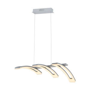 MARCELLA LED csillár 33W 3000K Meleg fehér Ezüst