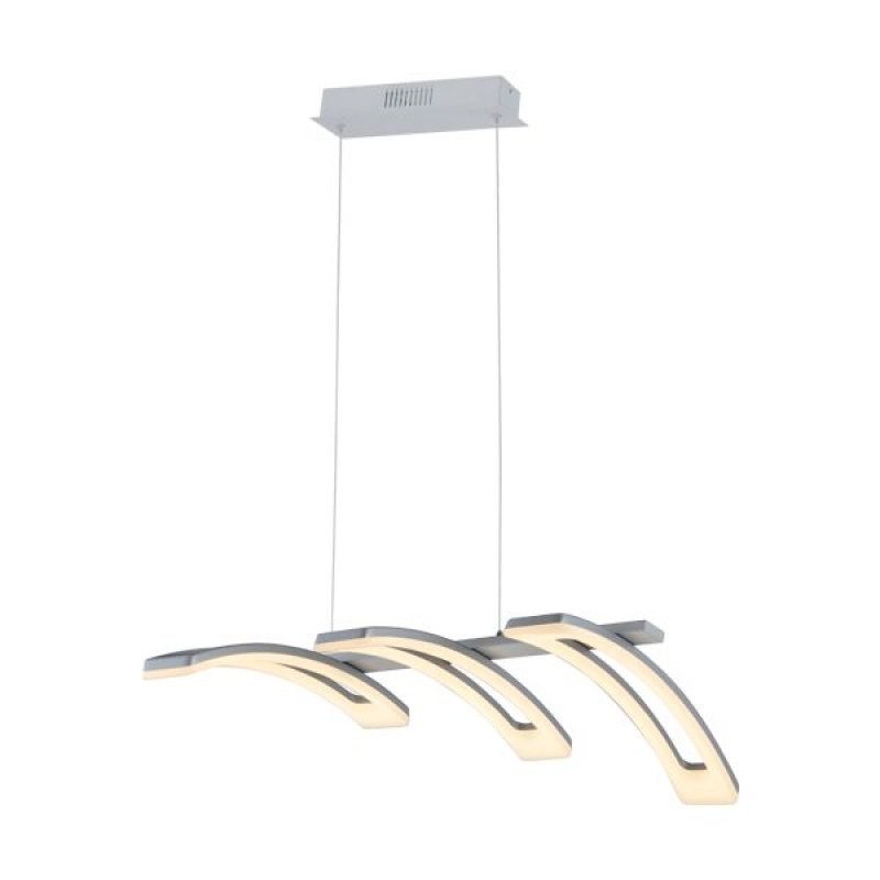 MARCELLA LED csillár 33W 3000K Meleg fehér Ezüst