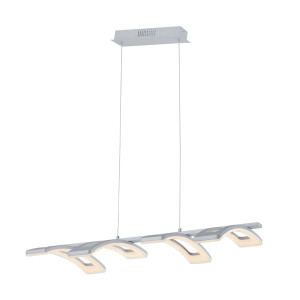 MARCELLA LED csillár 42W 3000K Meleg fehér Ezüst