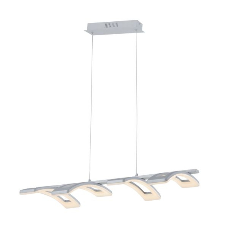 MARCELLA LED csillár 42W 3000K Meleg fehér Ezüst