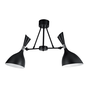 MORGAN csillár 2xE14 foglalattal Fekete