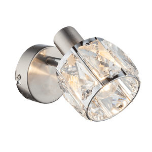 SHEEN Spot fali lámpa 1xE14 Szatén Nikkel