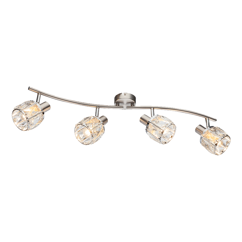 SHEEN Spot mennyezeti lámpa 4xE14 Szatén Nikkel