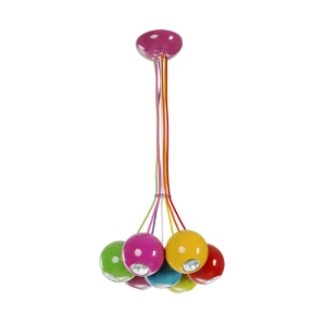 Elmark Tiny 7 ágú színes csillár, GU10