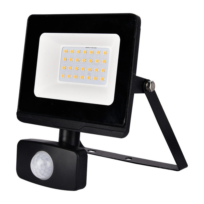 Elmark LED reflektor mozgásérzékelővel 20W 5500K 2200lm fekete IP65