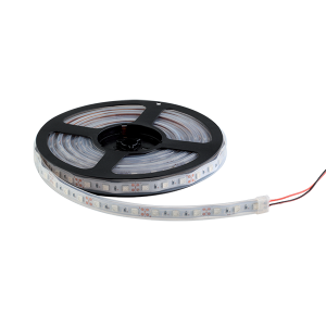 LED szalag LED300 5050 14,4W/M 12V/DC IP65 60LED/m Hideg Fehér , 5 MÉTER (1 TEKERCS)