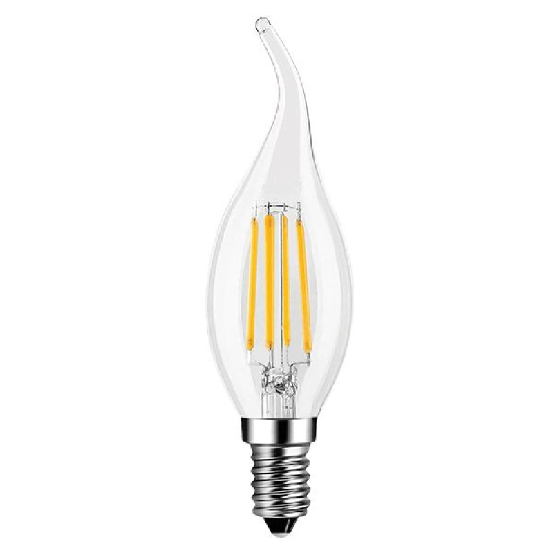 Dimmelhető Filament LED égő 5W 2700K (Meleg Fehér) E14 gyertya forma