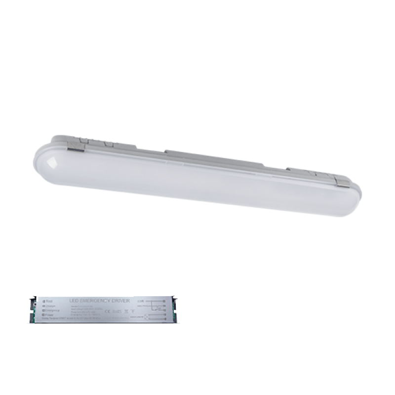 BELLA LED Por-és páramentes lámpa 40W 4000K Természetes Fehér 4800lm 1200mm IP65 + Szünetmentes inverter