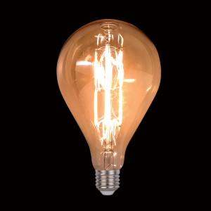 Dimmelhető vintage Led lámpa, izzó, 8 W, E27, 2800-3000 K, D160, arany színű bura