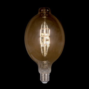Dimmelhető vintage Led lámpa, izzó, 8 W, E27, 2800-3000 K, D180, arany színű bura