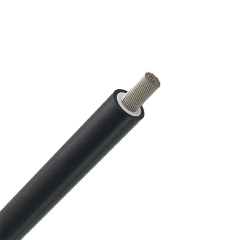 Szolár (Solar) Kábel napelemhez H1Z2Z2-K 0.6/1KV 1X6.00MM2 Fekete