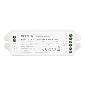 MIBOXER LORA 433MHz RGB-CCT LED szalag vezérlő 12-24VDC 12A