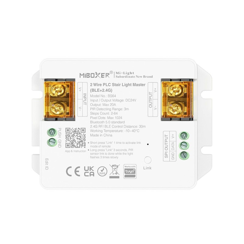 Miboxer PLC Master LED lépcső világítás vezérlő (BLE+RF)