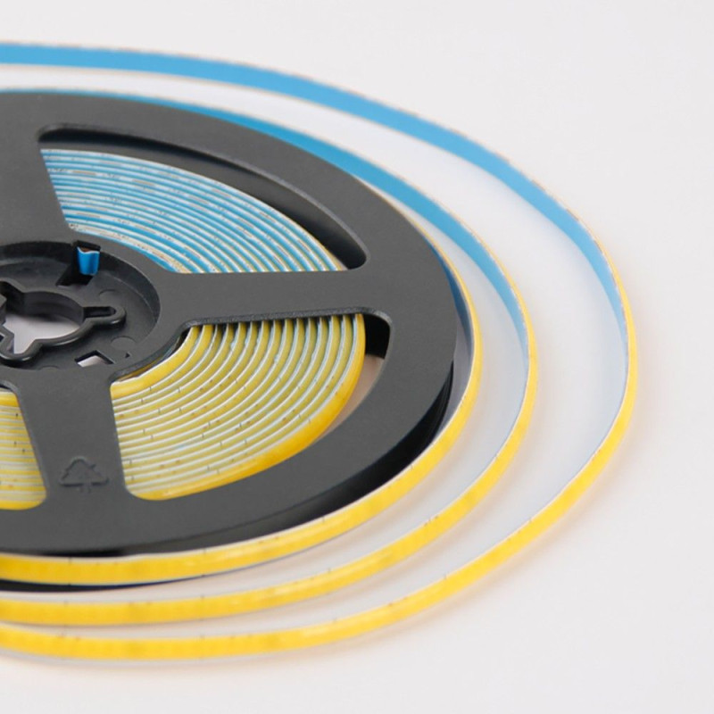 MIBOXER COB LED szalag 24VDC 7W/m 650lm/m CRI90 4000K (Természetes Fehér) 5mm széles IP20 Beltéri