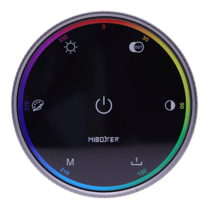 MIBOXER FUT-K6 RGB+CCT Forgógombos Távirányító RF 2.4GHz