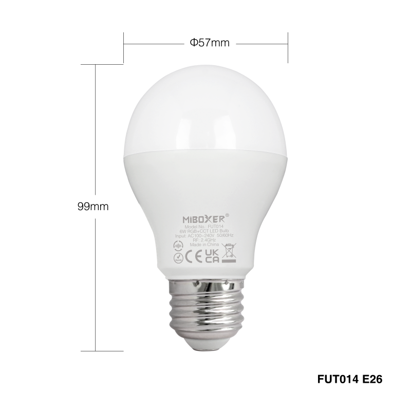 SMART LED égő RGB+CCT 6W E27 Mi-Light 