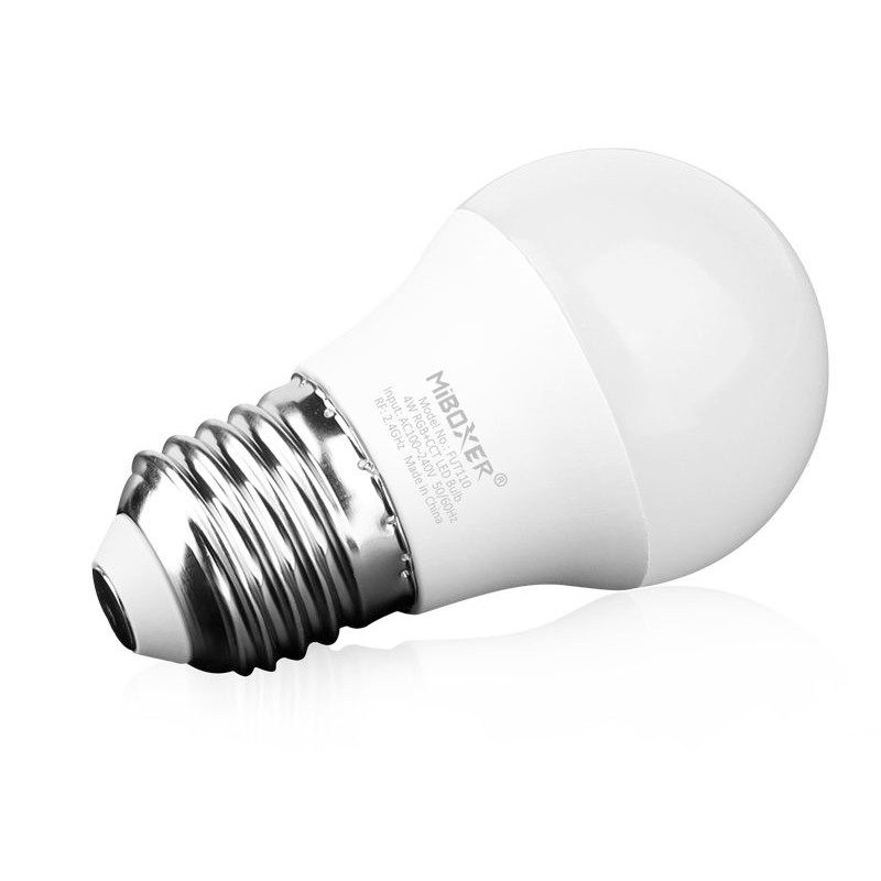 Miboxer (Mi-Light) LED kis gömb égő G45 4W 340lm RGB-CCT színes és állítható fehér árnyalat