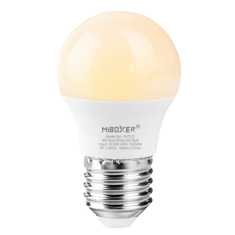 Miboxer (Mi-Light) LED kis gömb égő G45 4W 360lm CCT állítható fehér árnyalat