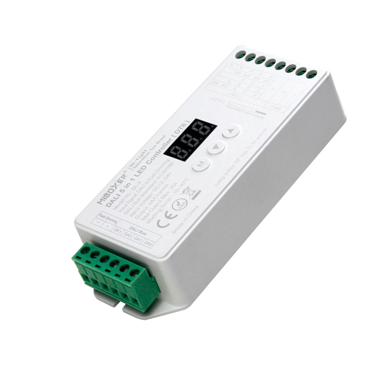 MIBOXER (DT8) 5in1 DALI LED szalag vezérlő egyszínű és full color RGB+CCT LED szalagokhoz