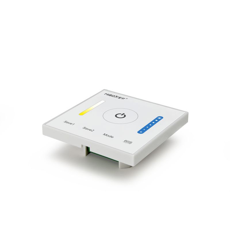 Miboxer vezetékes fali vezérlő panel CCT változtatható fehér LED szalagokhoz