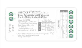 MIBOXER SR2-2 4 particiós LED szalag vezérlő