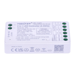 MIBOXER 2-in-1 CCT és Egyszínű LED Szalag vezérlő - FUTSR2