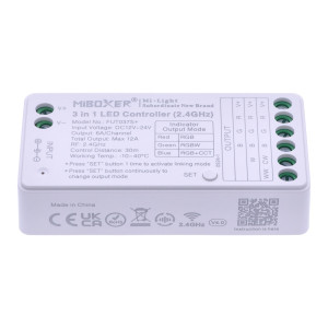 MIBOXER 5-in-1 Univerzális LED szalag vezérlő - FUTSR5 (RGB, RGBW, RGB+CCT, CCT, Egyszínű)
