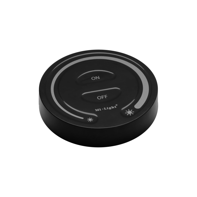 Miboxer fali kerek érintős fényerőszabályozó távvezérlő Fekete