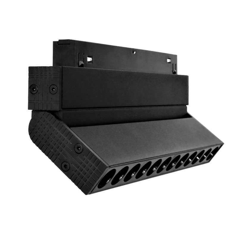 Miboxer LED CCT (2700K-6500K) 12 lencsés forgatható vonali lámpa S20 mágneses sínekhez 10W 48VDC 800lm 24°